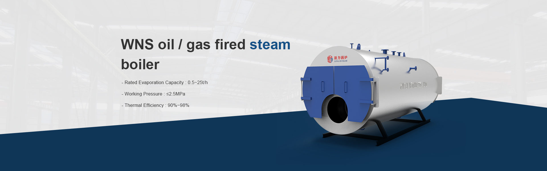 WNS Oil/Gas Fired Steam Boiler